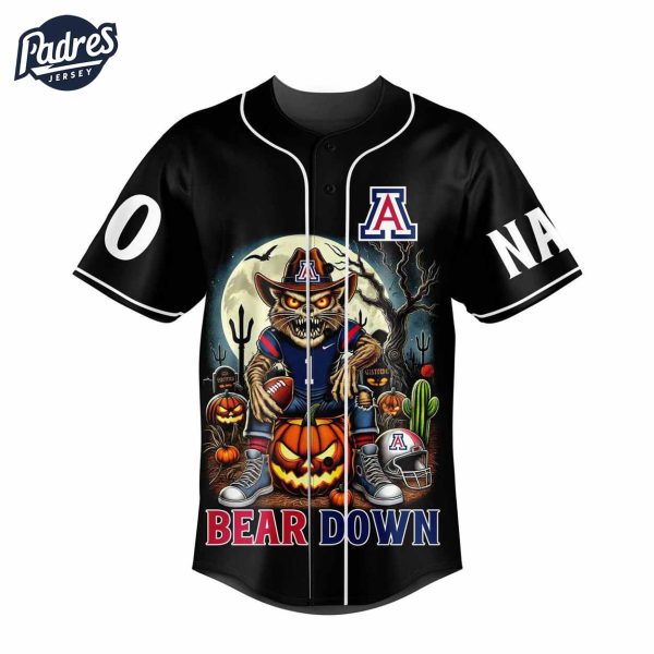 Halloween Arizona Wildcats Football Custom Baseball Jersey 2