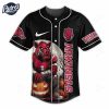 Halloween Arkansas Razorbacks Fear The Woo Pig Sooie Football Custom Baseball Jersey 2