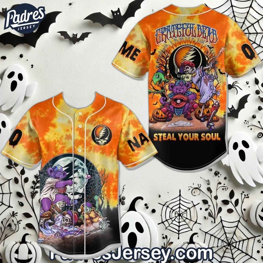 Halloween Grateful Dead Steal Your Soul Custom Baseball Jersey