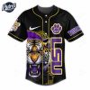 Halloween Lsu Tigers Fear The Tigers Football Custom Baseball Jersey 2