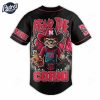 Halloween Nebraska Cornhuskers Fear The Corn Football Custom Baseball Jersey 3