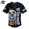 Halloween North Carolina Tar Heels Fear The Foot Football Custom Baseball Jersey 2