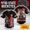 Halloween Ohio State Fear The Buckeyes Football Custom Baseball Jersey 1