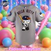 Houston Astros Hello Kitty Grey Baseball Jersey 2