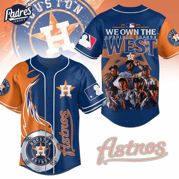 Houston Astros We Own The West MLB Baseball Jersey 1