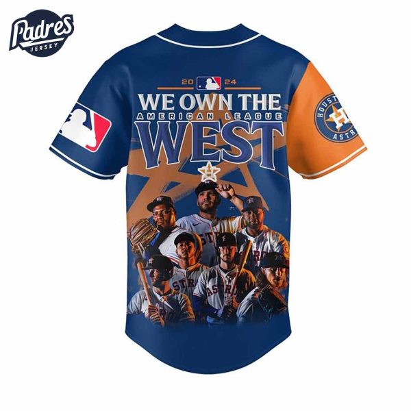 Houston Astros We Own The West MLB Baseball Jersey 2