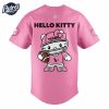 Houston Texans Hello Kitty Pink NFL Baseball Jersey 3