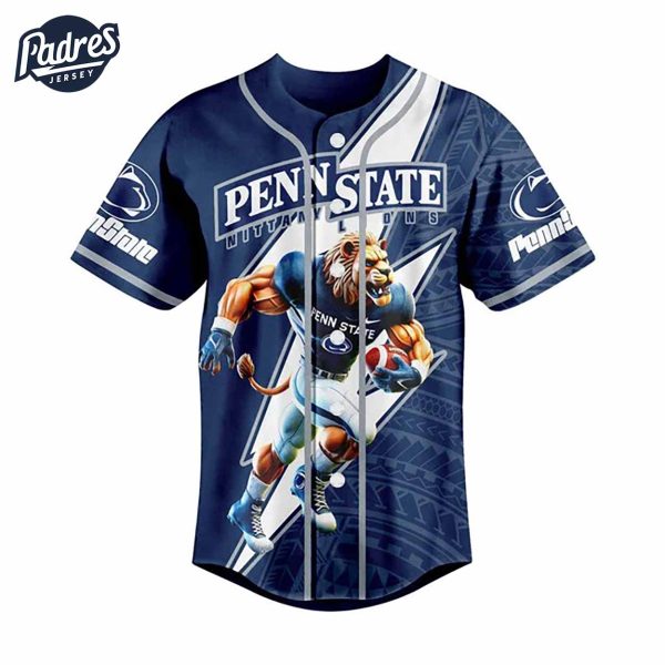 I Am Die Hard Fan Your Approval Is Not Required Penn State Nittany Lions Football Custom Baseball Jersey 3