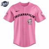 Indianapolis Colts Hello Kitty Pink NFL Baseball Jersey 2