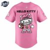 Jacksonville Jaguars Hello Kitty Pink NFL Baseball Jersey 3