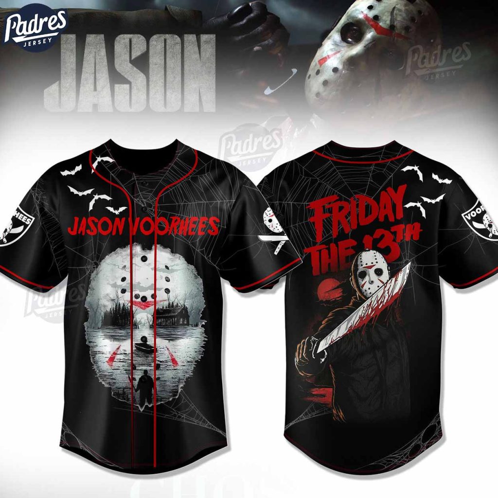 Jason Voorhees Friday The 13Th Halloween Baseball Jersey