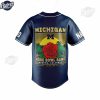 Michigan Wolverines Rose Bowl Game Personalized Baseball Jersey 2