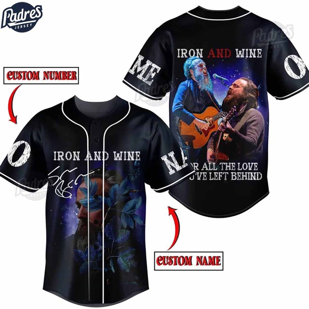 Music Iron And Wine Custom Baseball Jersey