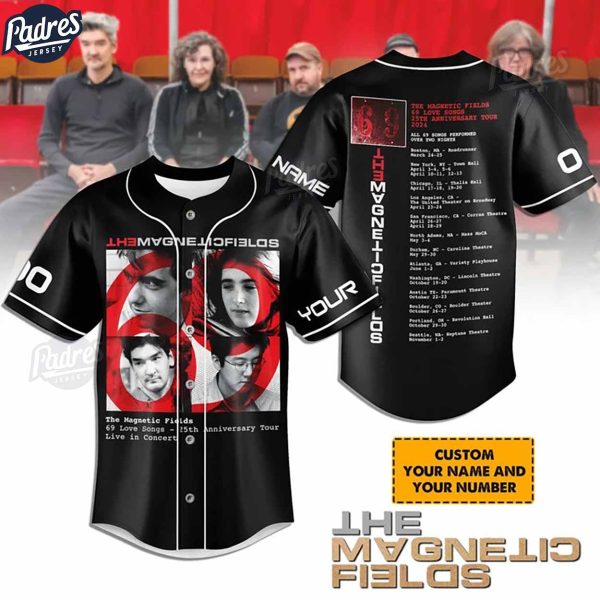 Music The Magnetic Fields Band Baseball Jersey 1