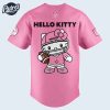 New Orleans Saints Hello Kitty Pink NFL Baseball Jersey 3