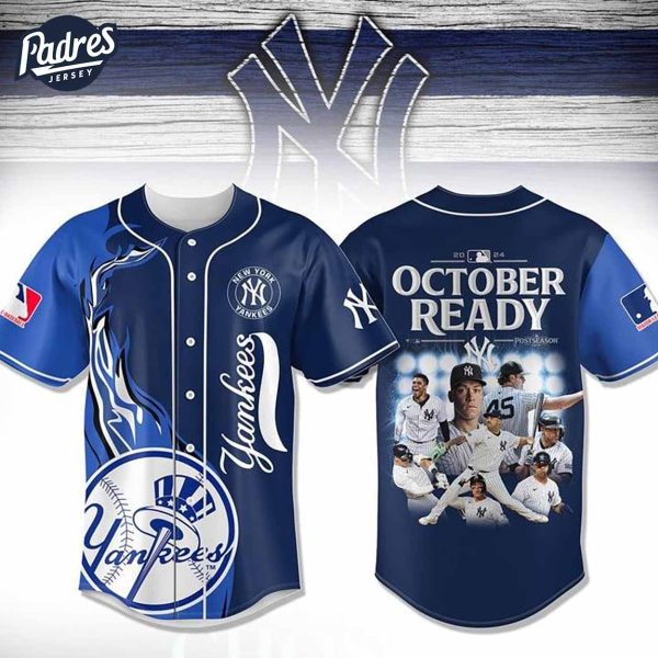 New York Yankees October Ready MLB Baseball Jersey 1