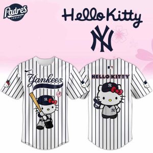 New York Yankees X Hello Kitty Baseball Jersey 1