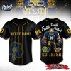 Notre Dame Fighting Irish Football Custom Baseball Jersey 1