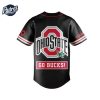 Ohio State Go Bucks Football Custom Baseball Jersey 3