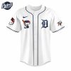 Padres Detroit Tigers Hello Kitty White Baseball Jersey 2