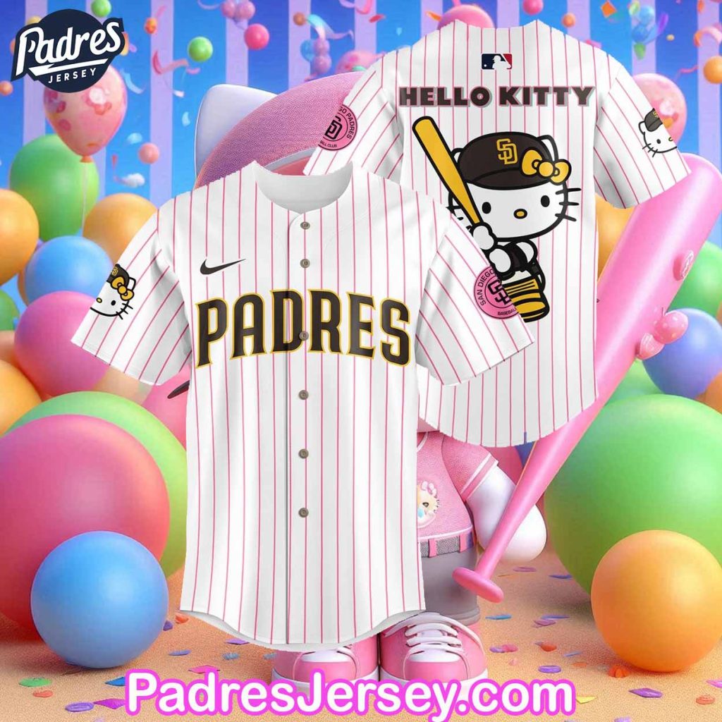 Padres Jersey Hello Kitty Baseball Jersey