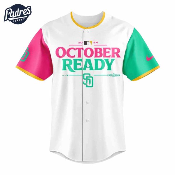 Padres San Diego Padres City October Ready Clinched Stripe Baseball Jersey 2