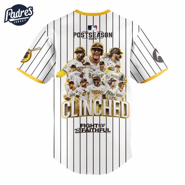 Padres San Diego Padres October Ready Clinched Stripe Baseball Jersey 2