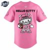 Philadelphia Eagles Hello Kitty Pink NFL Baseball Jersey 3