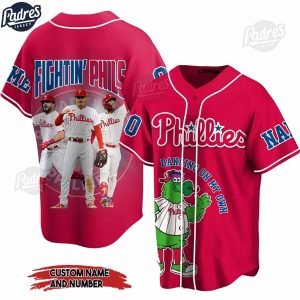 Philadelphia Phillies Dancing On My Own Custom Baseball Jersey 1