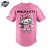 Pittsburgh Steelers Hello Kitty Pink NFL Baseball Jersey 3