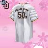 San Diego Padres Celebrate Hello Kitty 50th Anniversary Baseball Jersey 3