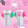 San Diego Padres City Celebrate Hello Kitty 50th Anniversary Baseball Jersey 1