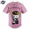 San Diego Padres City Design Pink Baseball Jersey Hello Kitty 3