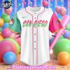 San Diego Padres City Hello Kitty 50th Anniversary Baseball Jersey 2