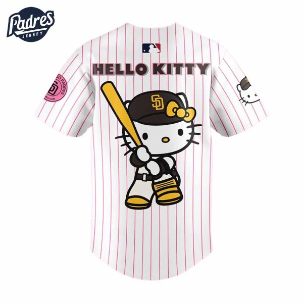 San Diego Padres Design Baseball Jersey Hello Kitty 3