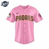 San Diego Padres Design Pink Baseball Jersey Hello Kitty 2