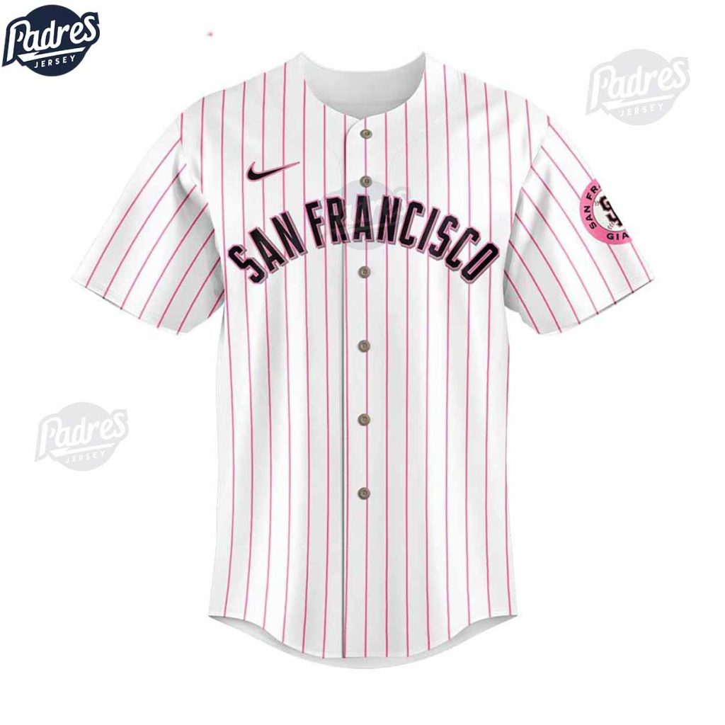 San Francisco Giants x Hello Kitty Night 2024 Custom Baseball Jersey