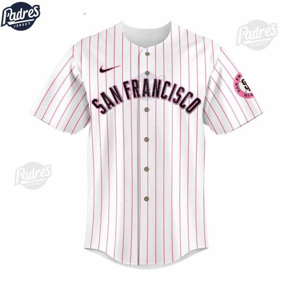 San Francisco Giants x Hello Kitty Night 2024 Custom Baseball Jersey 1