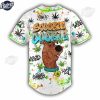 Scooby Doo Weed Pattern Baseball Jersey Style 3