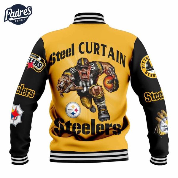 Sport Pittsburgh Steelers Football NFL Baseball Jacket 2