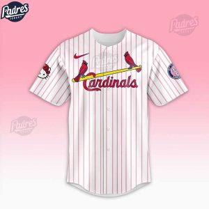 St Louis Cardinals Hello Kitty Baseball Jersey Style 1