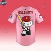 St Louis Cardinals x Hello Kitty 50th Anniversary Pink Baseball Jersey 2