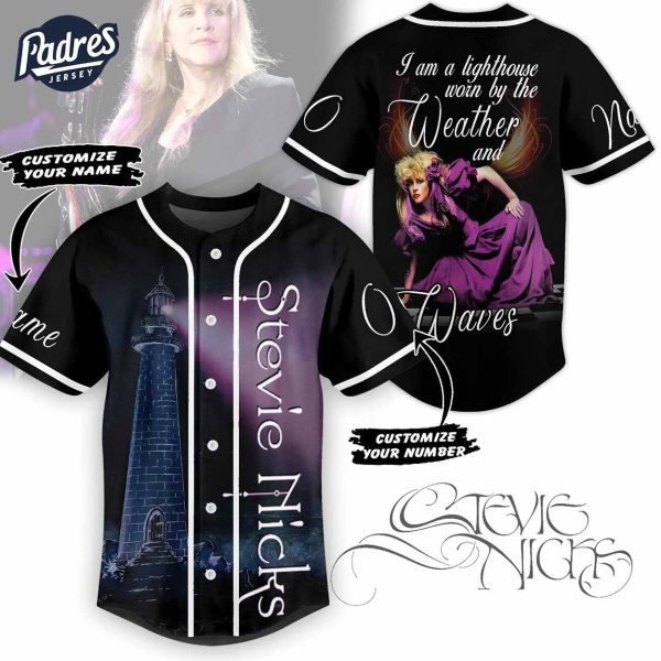 Stevie Nicks The Lighthouse Custom Baseball Jersey 1