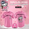 Tampa Bay Buccaneers Hello Kitty Pink NFL Baseball Jersey 1