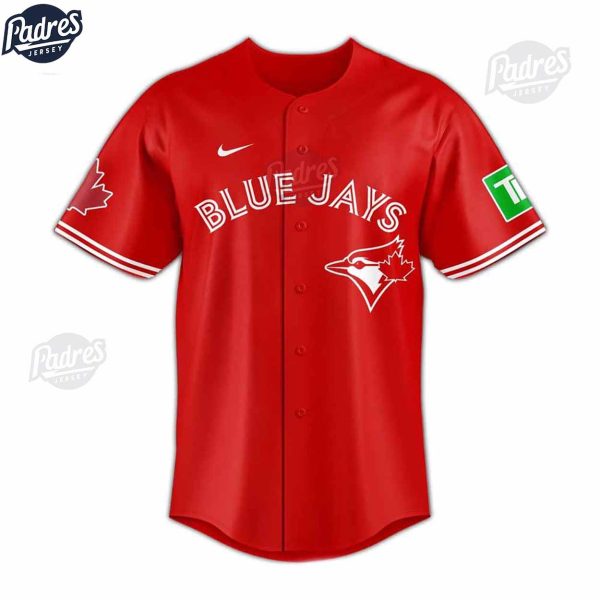 Toronto Blue Jays Canada Day Custom Baseball Jersey 1