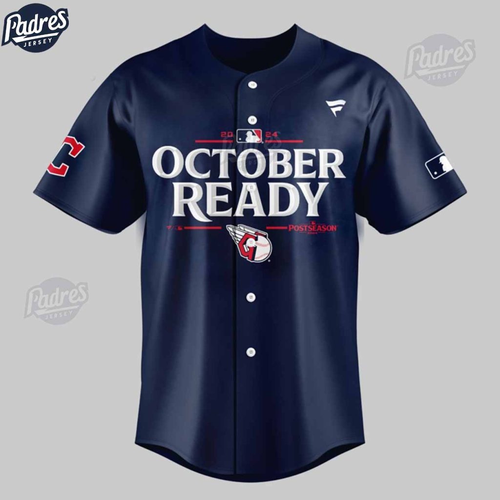 2024 Cleveland Guardians October Ready Postseason Baseball Jersey Style