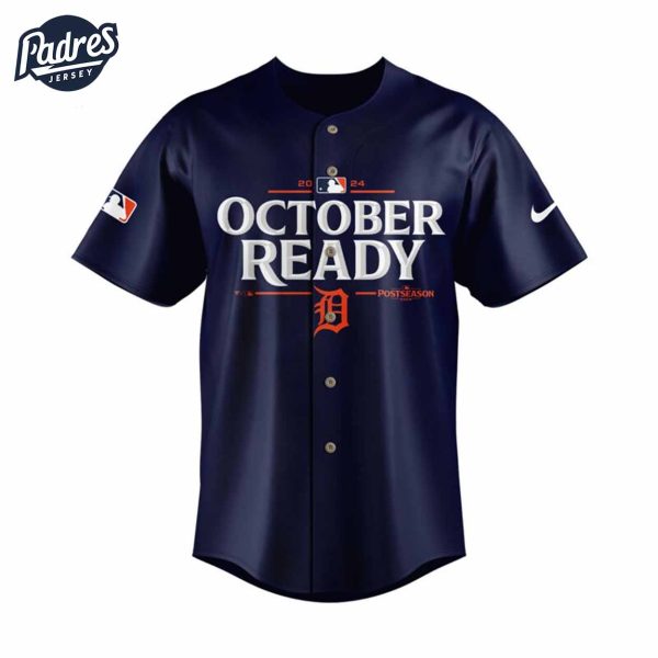 2024 October Ready Detroit Tigers Baseball Jersey Style 2