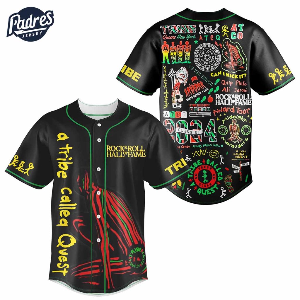 A Tribe Called Quest Rock And Roll Hall Of Fame Baseball Jersey