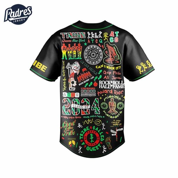 A Tribe Called Quest Rock And Roll Hall Of Fame Baseball Jersey 3