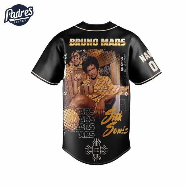 Bruno Mars Silk Sonic Custom Baseball Jersey 3